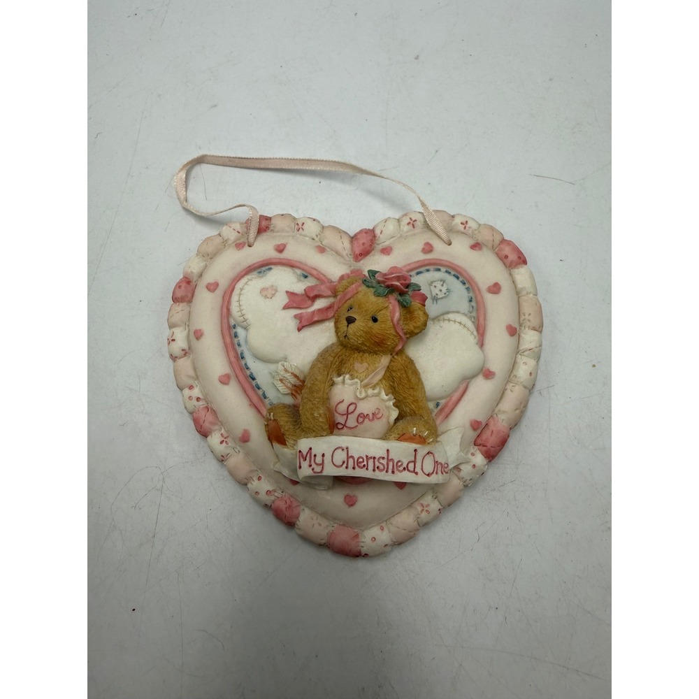Cherished Teddies Heart to Heart Plaque My Cherished One Enesco 104116 1994